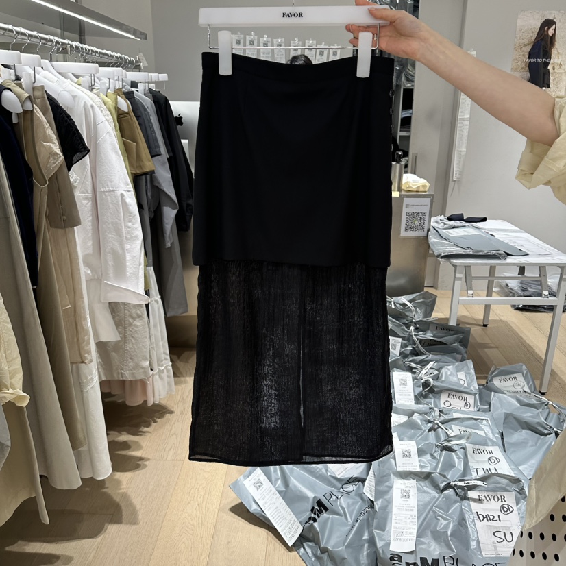 FAVOR-P韓國東大門代購女士新款休閑職業26春夏熱賣長裙FAVOR-P長裙圖色3