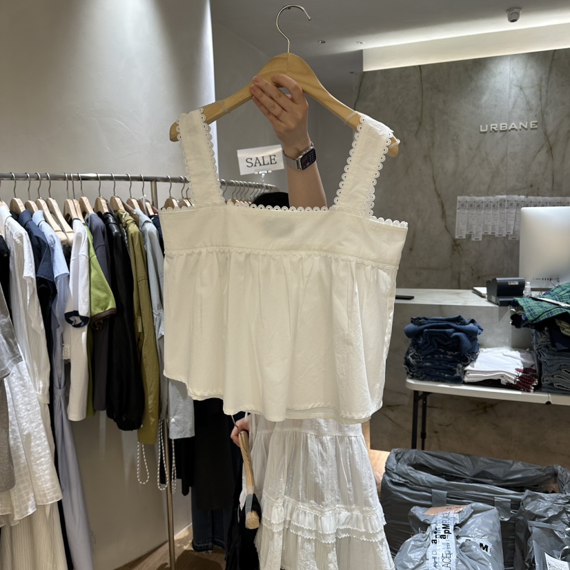 URBANE-P韓國直郵女士新品時尚推薦休閑職業26春夏吊帶背心URBANE-P吊帶/背心