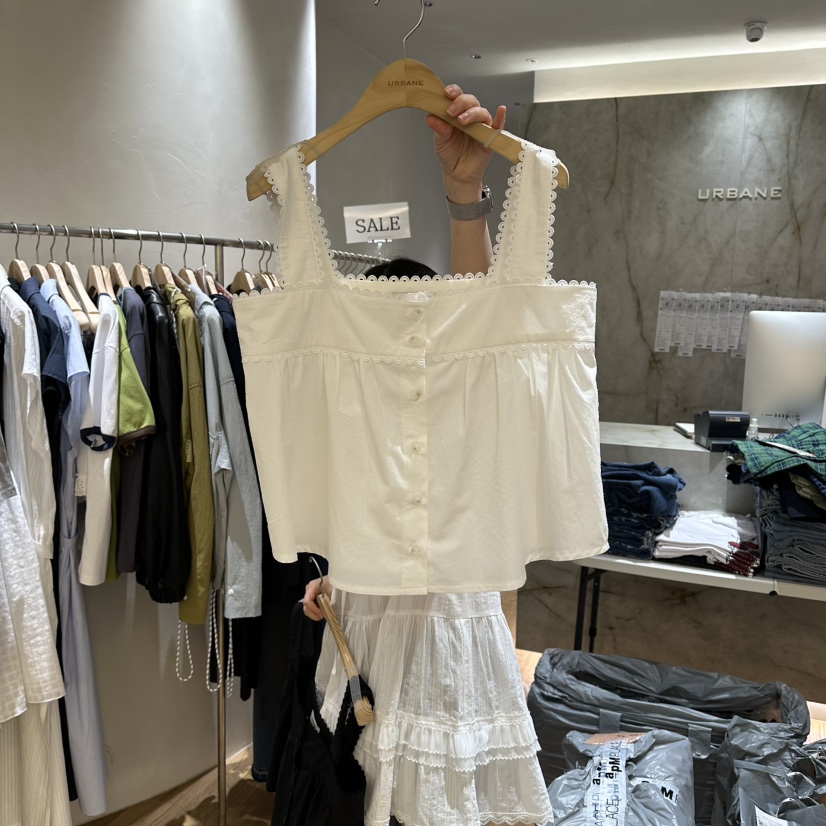 URBANE-P韓國直郵女士新品時尚推薦休閑職業26春夏吊帶背心URBANE-P吊帶/背心圖色1