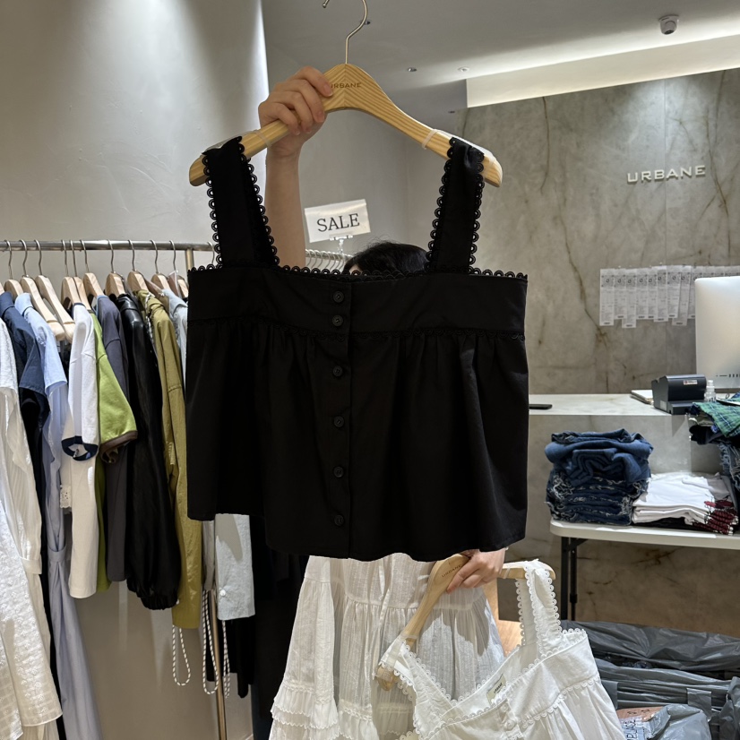 URBANE-P韓國直郵女士新品時尚推薦休閑職業26春夏吊帶背心URBANE-P吊帶/背心圖色2