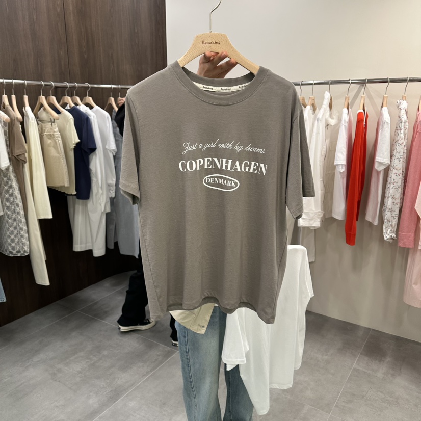 URBANSTORY/REMAKING韓國東大門直郵女裝新款人氣職業T恤Remaking/URBANSTORYT恤圖色4