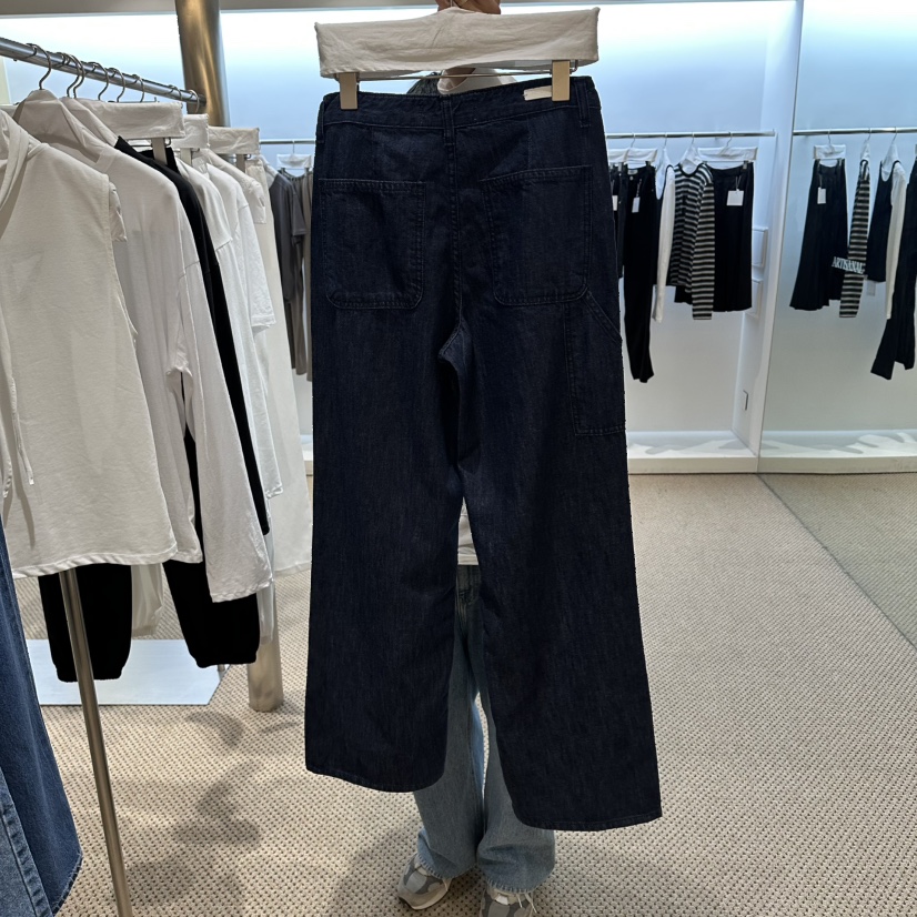 ARTISANAL韓國代購女士新款休閑時尚人氣職業推薦牛仔褲海軍ARTISANAL牛仔褲