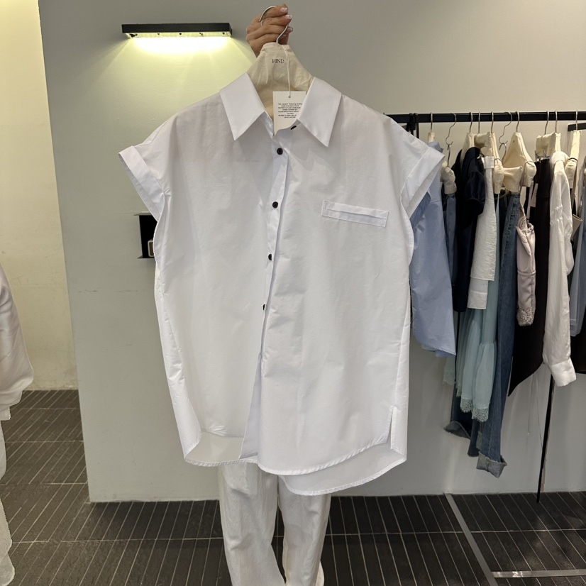 FIND-P韓國東大門代購女裝新品職業26春夏時尚襯衫蕾絲衫FIND-P襯衫/蕾絲衫圖色3