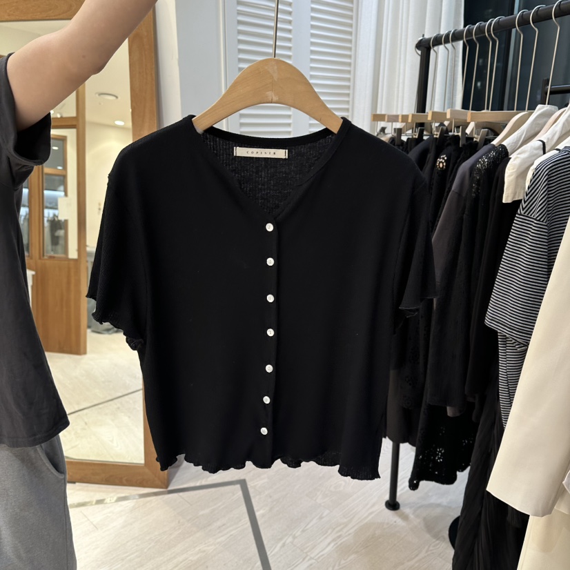 COPINER韓國代購女裝新款26春夏時尚人氣推薦職業熱賣T恤COPINERT恤圖色3