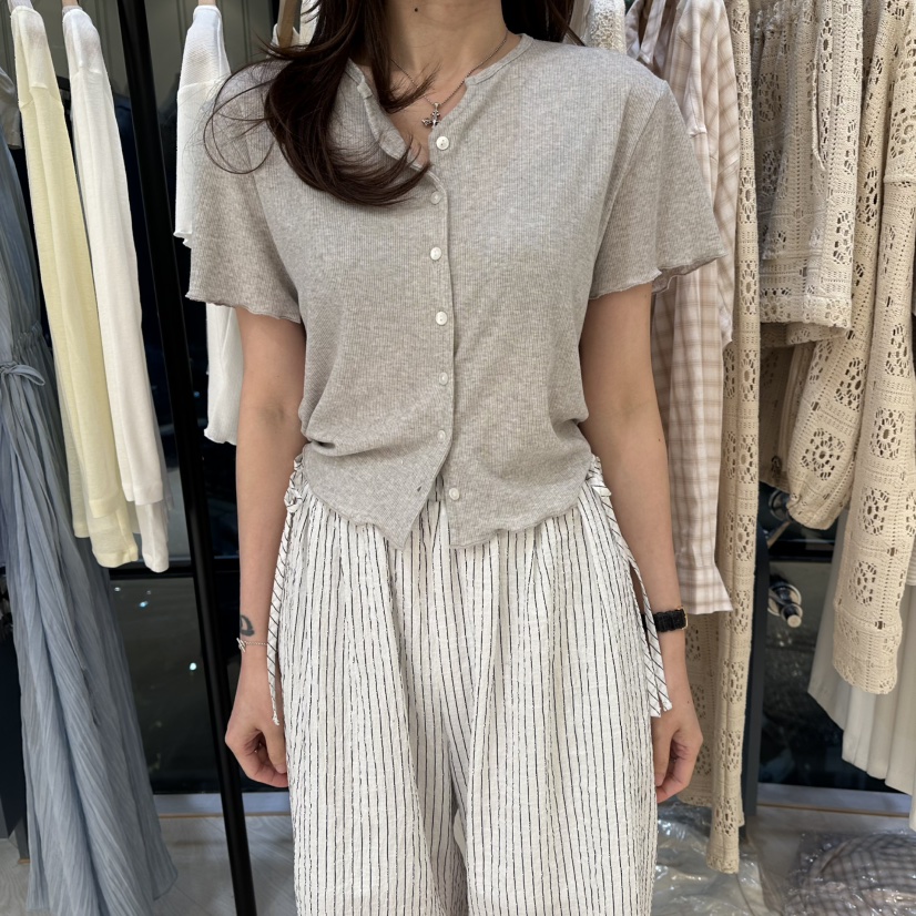 COPINER韓國代購女裝新款26春夏時尚人氣推薦職業熱賣T恤COPINERT恤圖色4