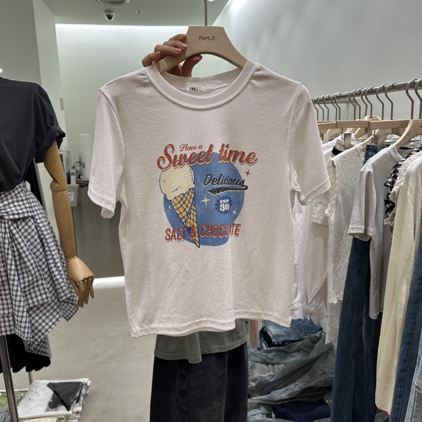 PART3韓國代購女裝新款職業人氣26春夏時尚推薦熱賣休閑T恤Part.3T恤圖色2