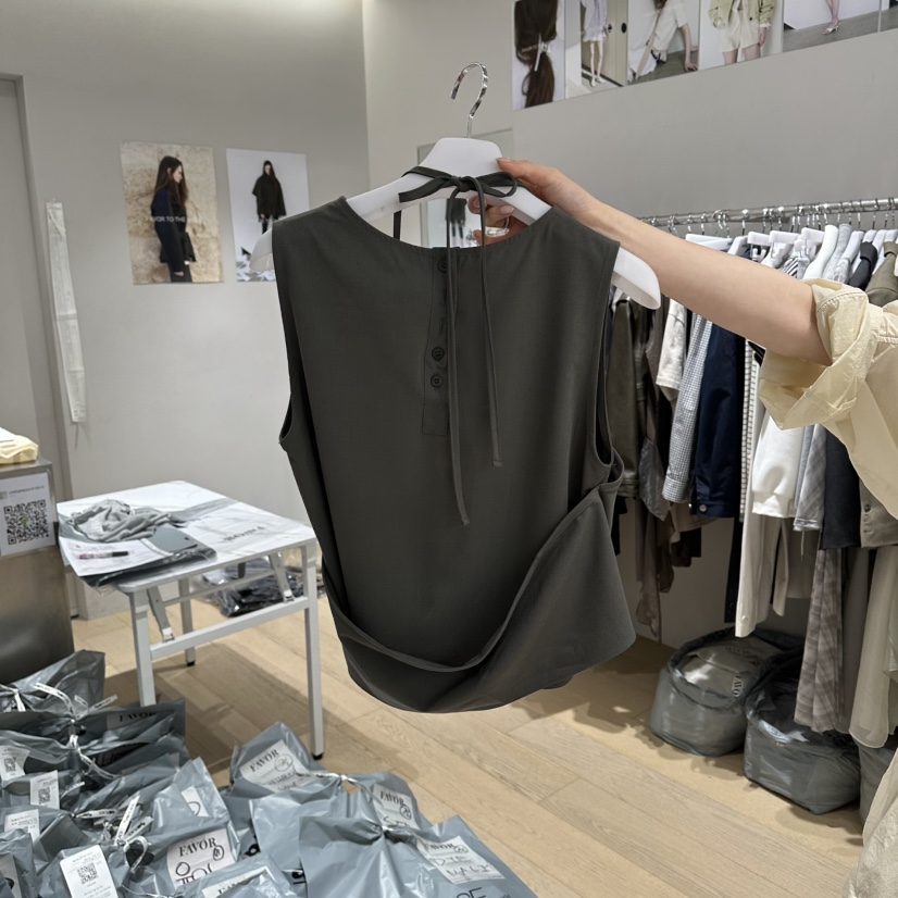 FAVOR-P韓國東大門直郵女裝新品時尚休閑吊帶背心不含內搭FAVOR-P吊帶/背心