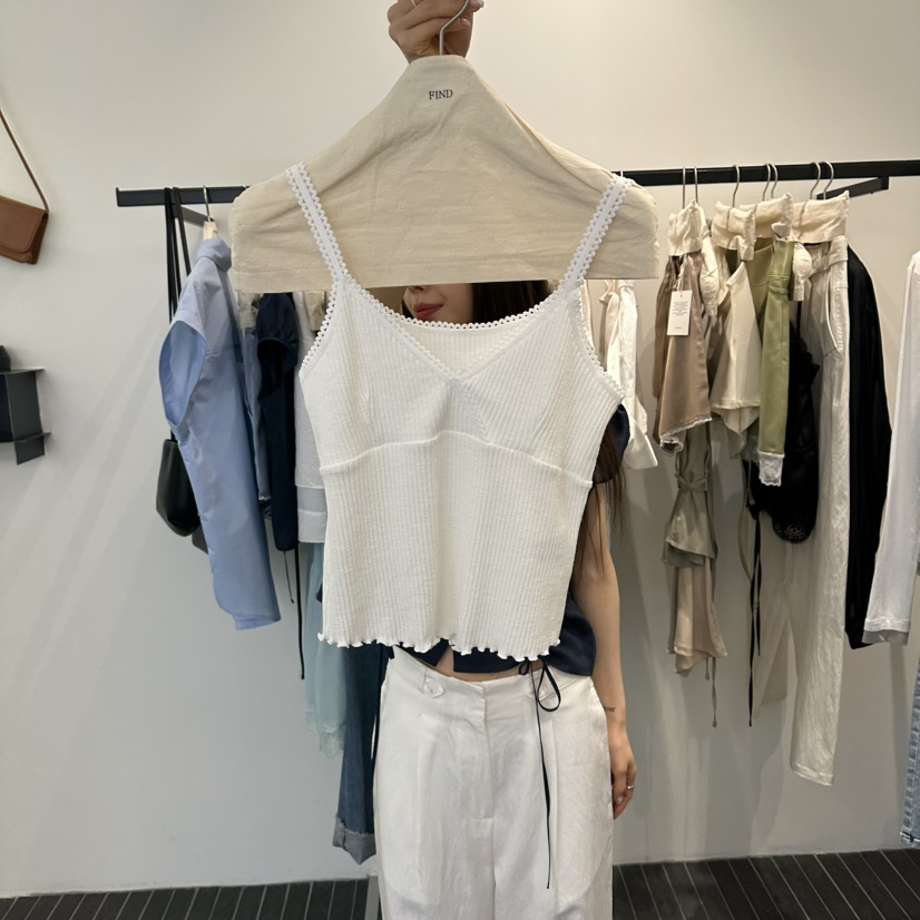 FIND-P韓國直郵女士新品人氣熱賣職業時尚26春夏吊帶背心FIND-P吊帶/背心圖色1