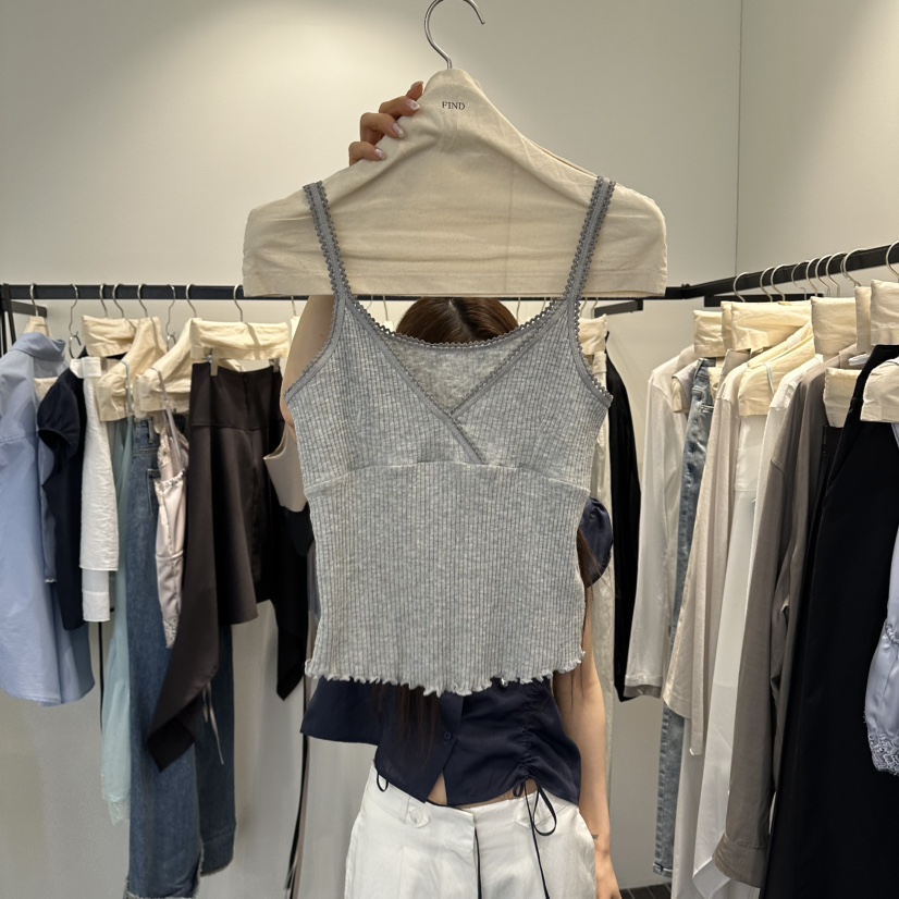FIND-P韓國直郵女士新品人氣熱賣職業時尚26春夏吊帶背心FIND-P吊帶/背心圖色2