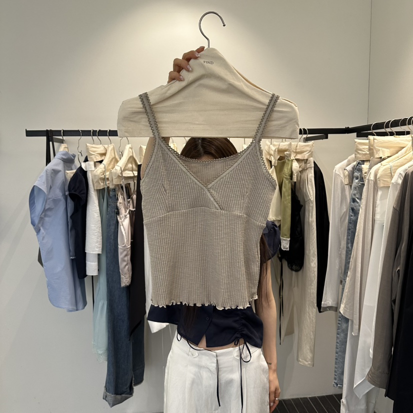 FIND-P韓國直郵女士新品人氣熱賣職業時尚26春夏吊帶背心FIND-P吊帶/背心圖色4