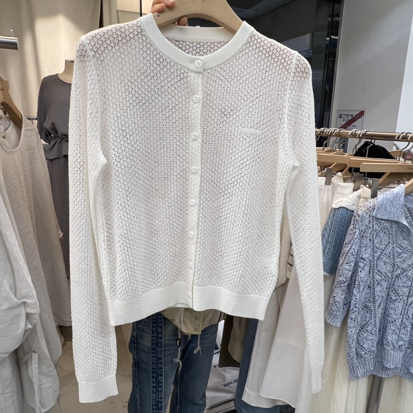 AFTERGLOW韓國直郵女裝新品時尚推薦職業熱賣人氣26春夏針織衫AFTERGLOW針織衫圖色2