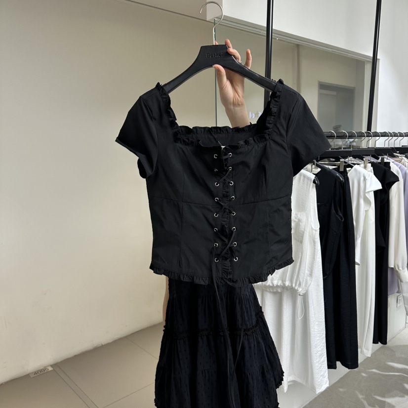 BETHEL韓國東大門直郵女士新品休閑26春夏推薦襯衫蕾絲衫BETHEL襯衫/蕾絲衫圖色3