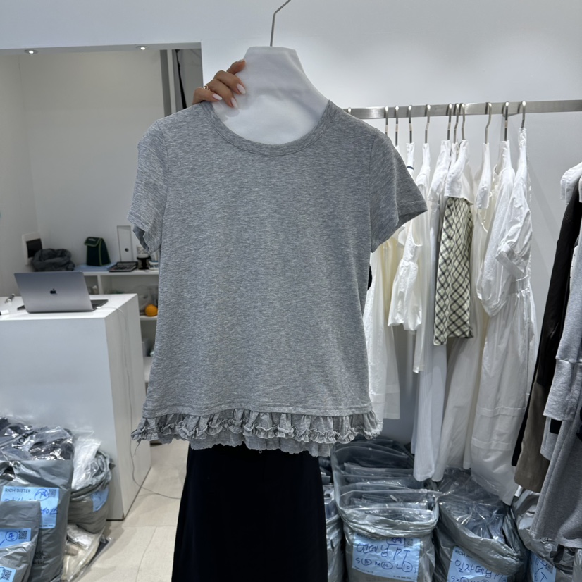 RICH SISTER韓國東大門直郵女士新款熱賣襯衫蕾絲衫蕾絲RICH SISTER襯衫/蕾絲衫圖色2