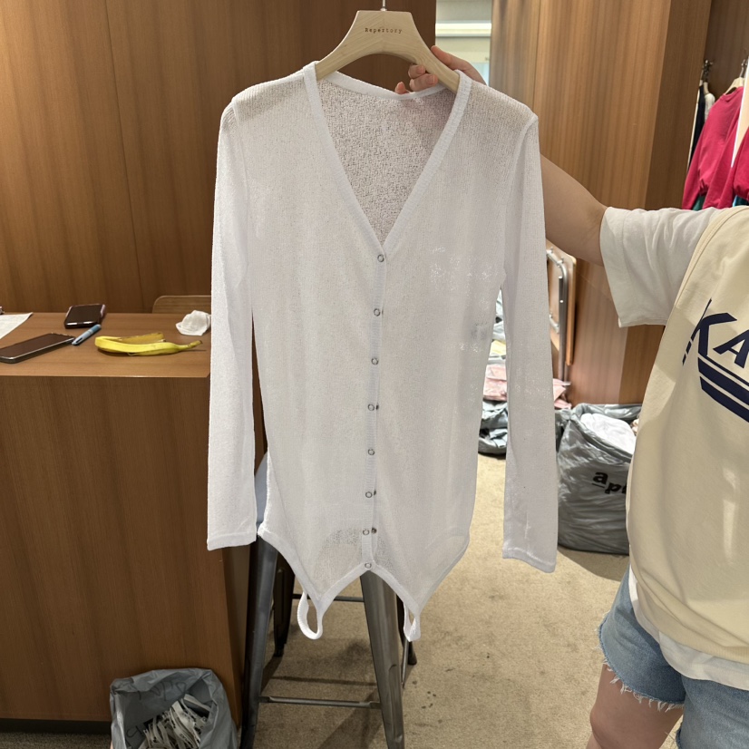 REPERTORY韓國直郵女士新品時尚熱賣職業26春夏人氣針織衫REPERTORY針織衫圖色1