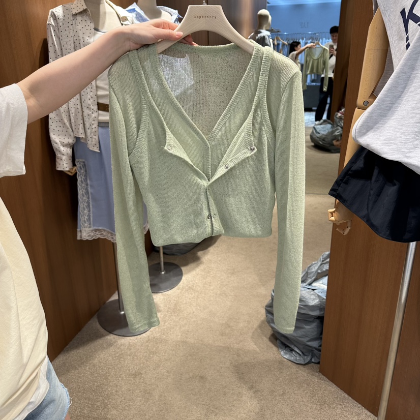 REPERTORY韓國直郵女士新品時尚熱賣職業26春夏人氣針織衫REPERTORY針織衫圖色5