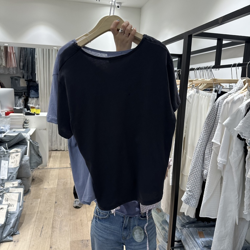 BRUNI/RICOTTA韓國東大門直郵女裝新品時尚人氣熱賣職業T恤BRUNI/RICOTTAT恤