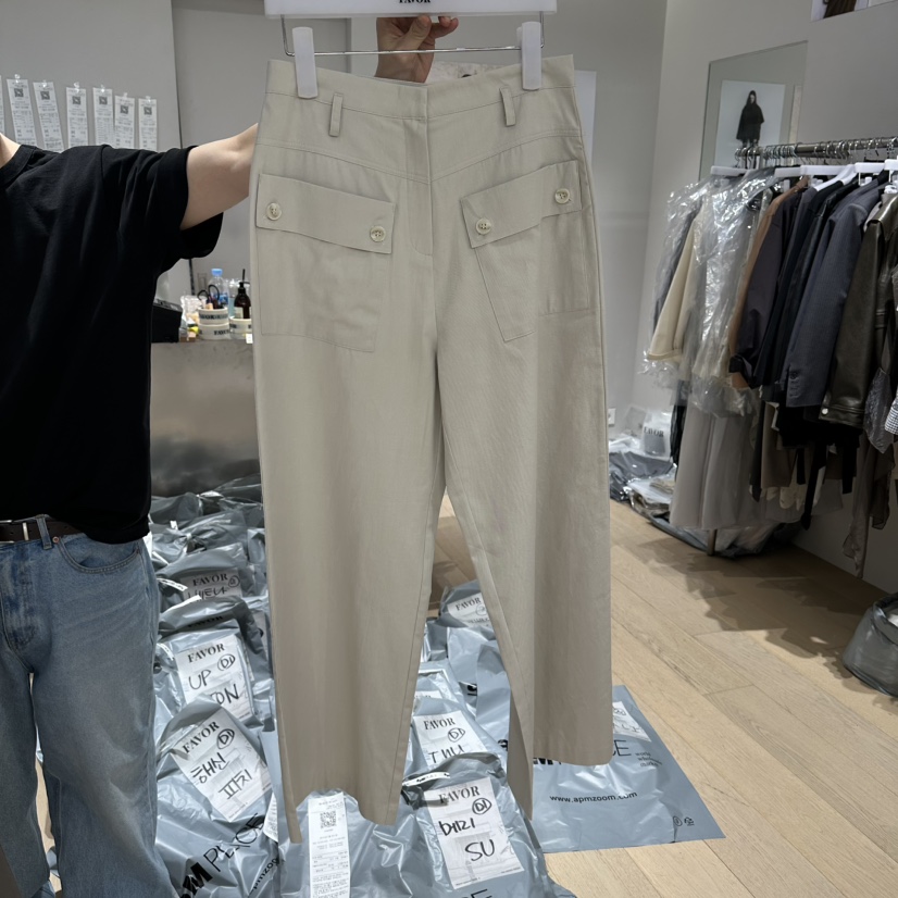 FAVOR-P韓國直郵實拍女士新款時尚26春夏休閑褲不含掛件FAVOR-P休閑褲圖色2