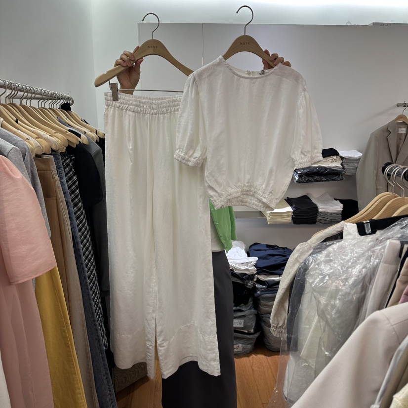 NAVE韓國代購女士新款職業人氣熱賣時尚推薦26春夏休閑套裝NAVE套裝圖色2