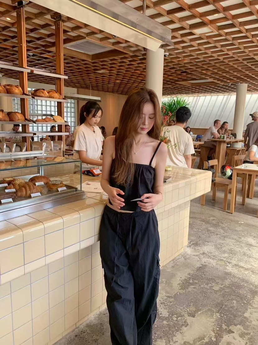 VEGETABLE韓國直郵實拍女士新品人氣時尚26春夏休閑休閑褲VEGETABLE休閑褲圖色3