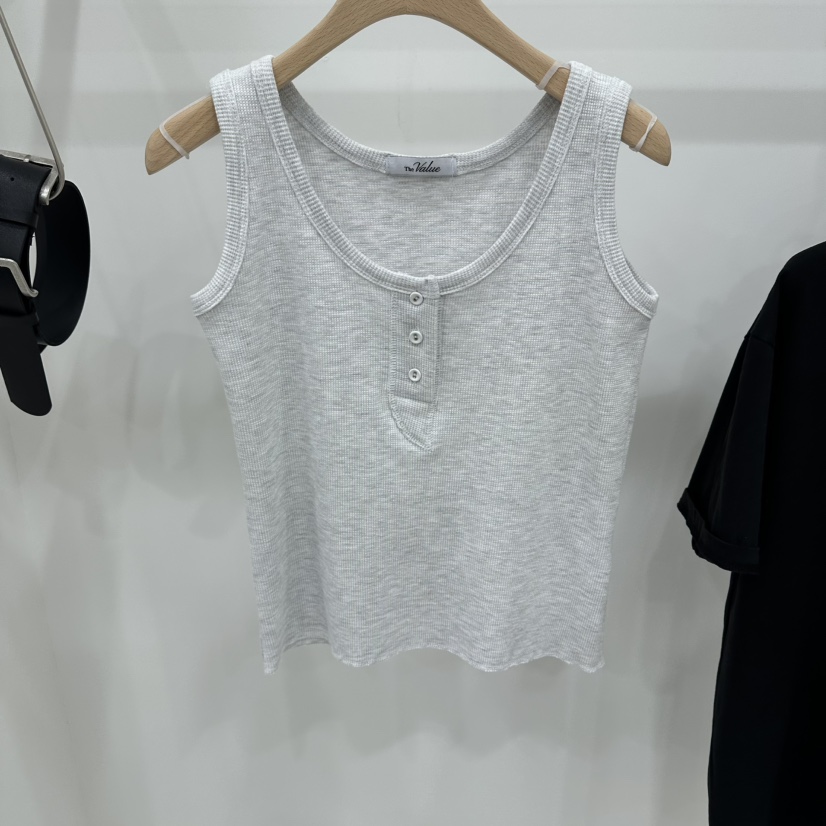 THE VALUE韓國直郵實拍女裝新品休閑推薦人氣熱賣吊帶背心THE VALUE吊帶/背心圖色1