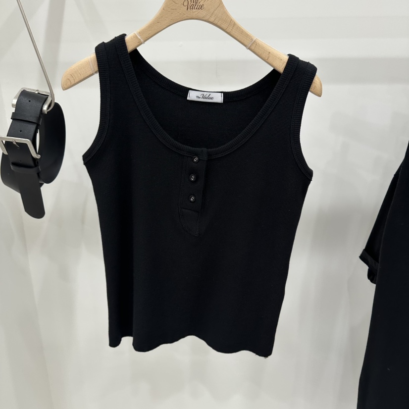 THE VALUE韓國直郵實拍女裝新品休閑推薦人氣熱賣吊帶背心THE VALUE吊帶/背心圖色2