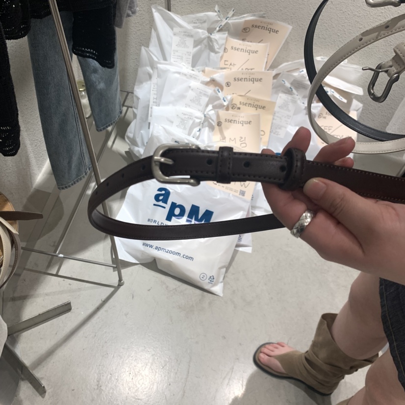 SSEMIENNE韓國直郵女裝新款26春夏熱賣推薦休閑時尚人氣腰帶SSENIQUE/SSEMIENNE腰帶圖色1