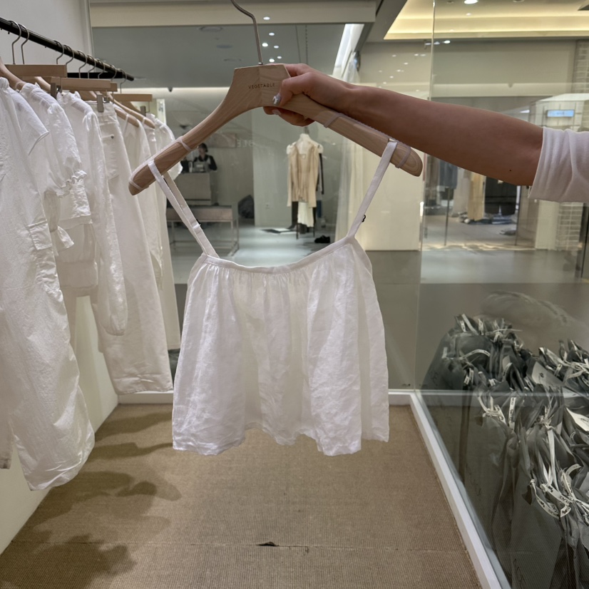 VEGETABLE韓國東大門代購女士新款職業休閑人氣26春夏吊帶背心VEGETABLE吊帶/背心圖色1