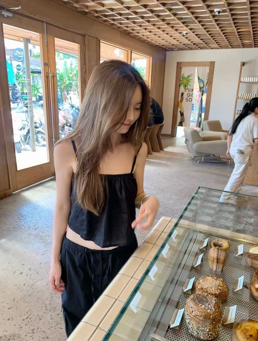 VEGETABLE韓國東大門代購女士新款職業休閑人氣26春夏吊帶背心VEGETABLE吊帶/背心圖色2