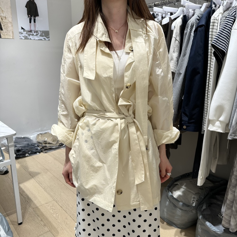 FAVOR-P韓國東大門代購女士新品26春夏熱賣職業夾克含腰帶FAVOR-P夾克圖色2