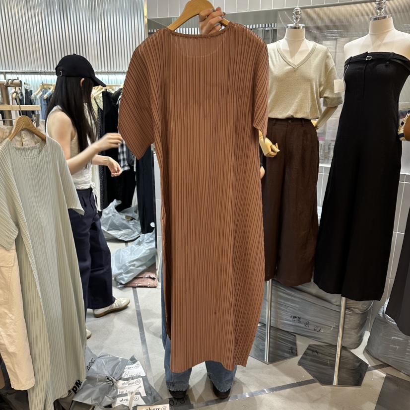 ALEGRE韓國東大門代購女裝新品休閑人氣熱賣推薦連衣裙褶裥ALEGRE連衣裙