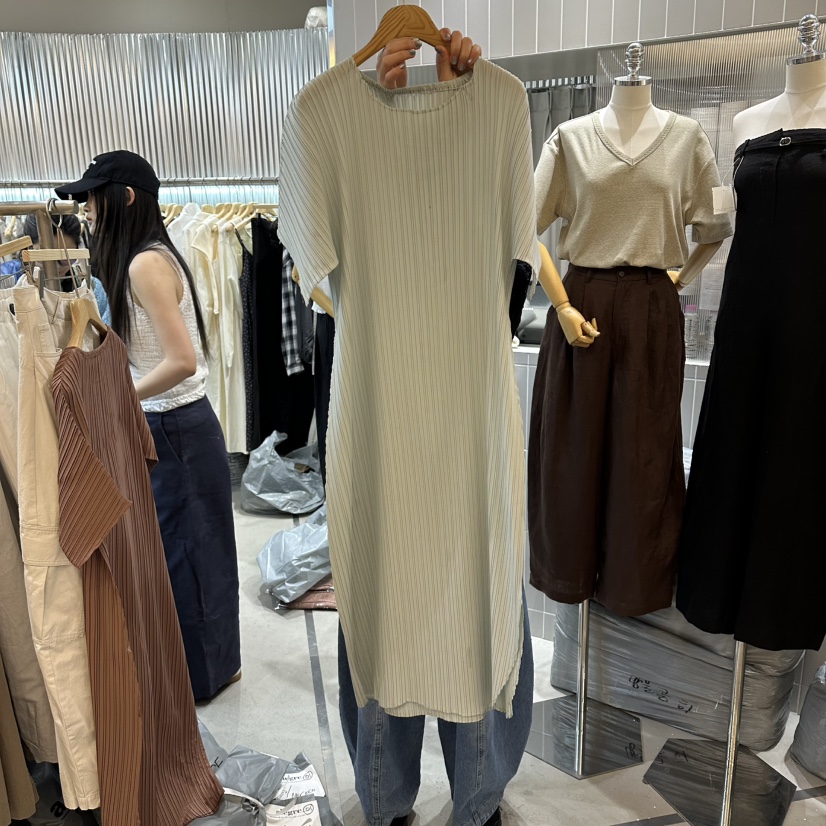 ALEGRE韓國東大門代購女裝新品休閑人氣熱賣推薦連衣裙褶裥ALEGRE連衣裙圖色2