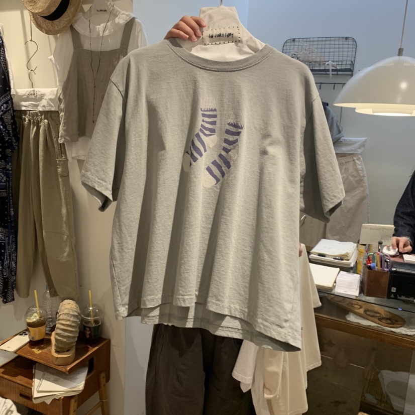 LE JARDINET韓國代購女士新品人氣推薦休閑職業熱賣時尚T恤LE JARDINETT恤圖色2