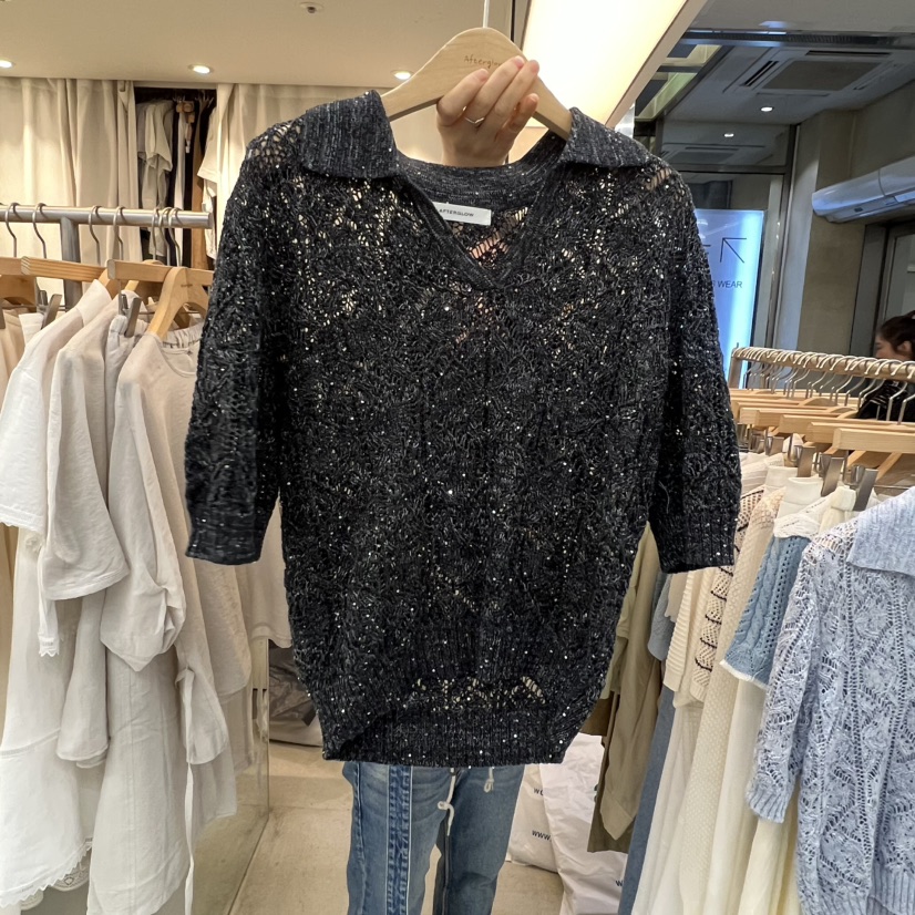 AFTERGLOW韓國直郵女裝新款熱賣26春夏職業時尚推薦針織衫AFTERGLOW針織衫圖色2