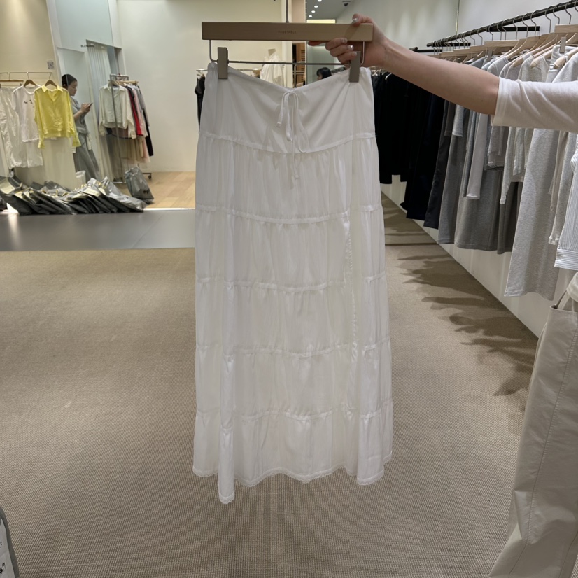 VEGETABLE韓國代購女士新款熱賣時尚職業26春夏半身裙中短裙VEGETABLE半身裙/中短裙圖色1