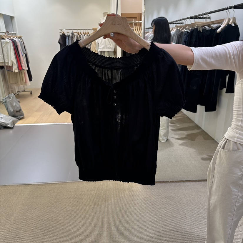 VEGETABLE韓國直郵女裝新品人氣時尚推薦職業熱賣襯衫蕾絲衫VEGETABLE襯衫/蕾絲衫圖色2