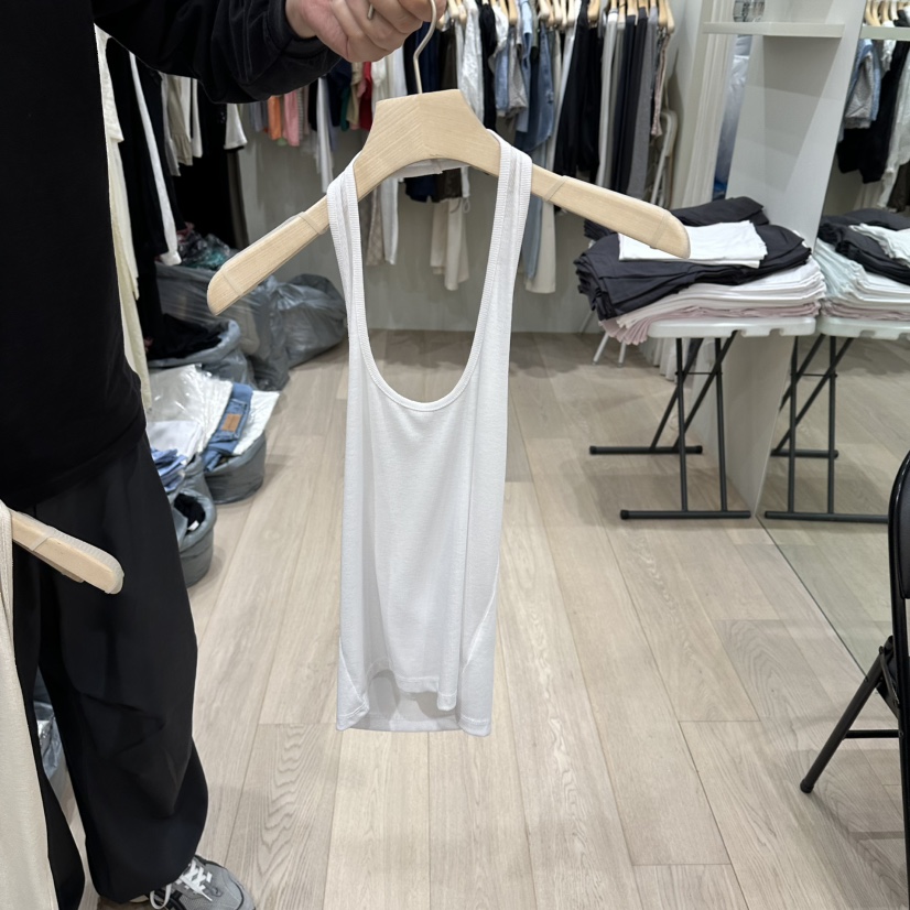 NOTTINGHAM/AVECNOUS/MODEST韓國直郵實拍女士新款熱賣吊帶背心透視NOTTINGHAM/AVECNOUS/MODEST吊帶/背心圖色1