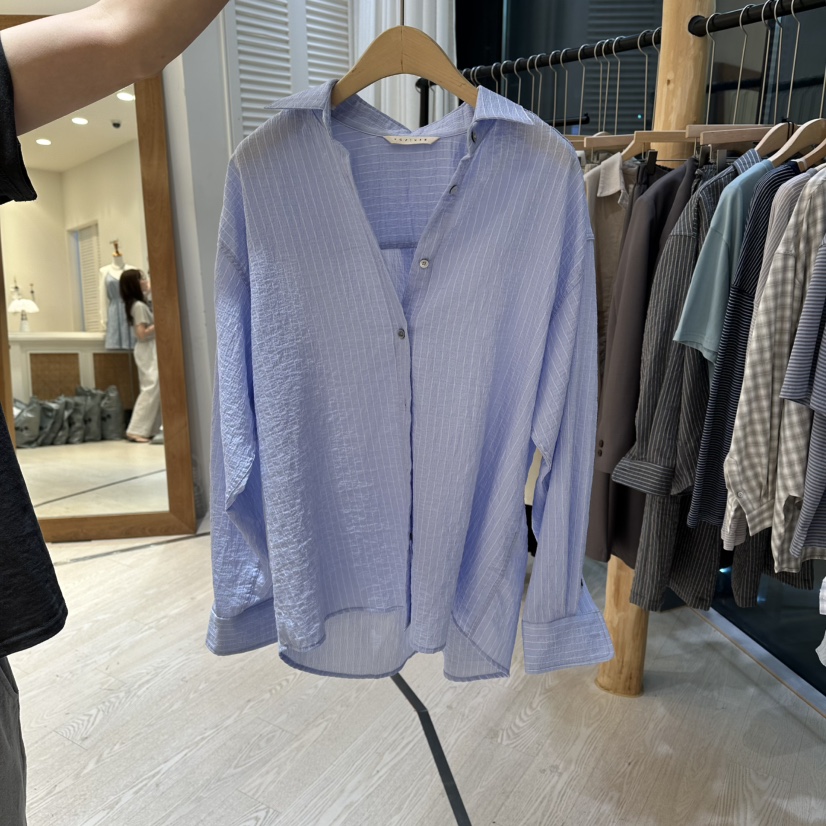 COPINER韓國東大門直郵女裝新品時尚休閑人氣26春夏襯衫蕾絲衫COPINER襯衫/蕾絲衫圖色2