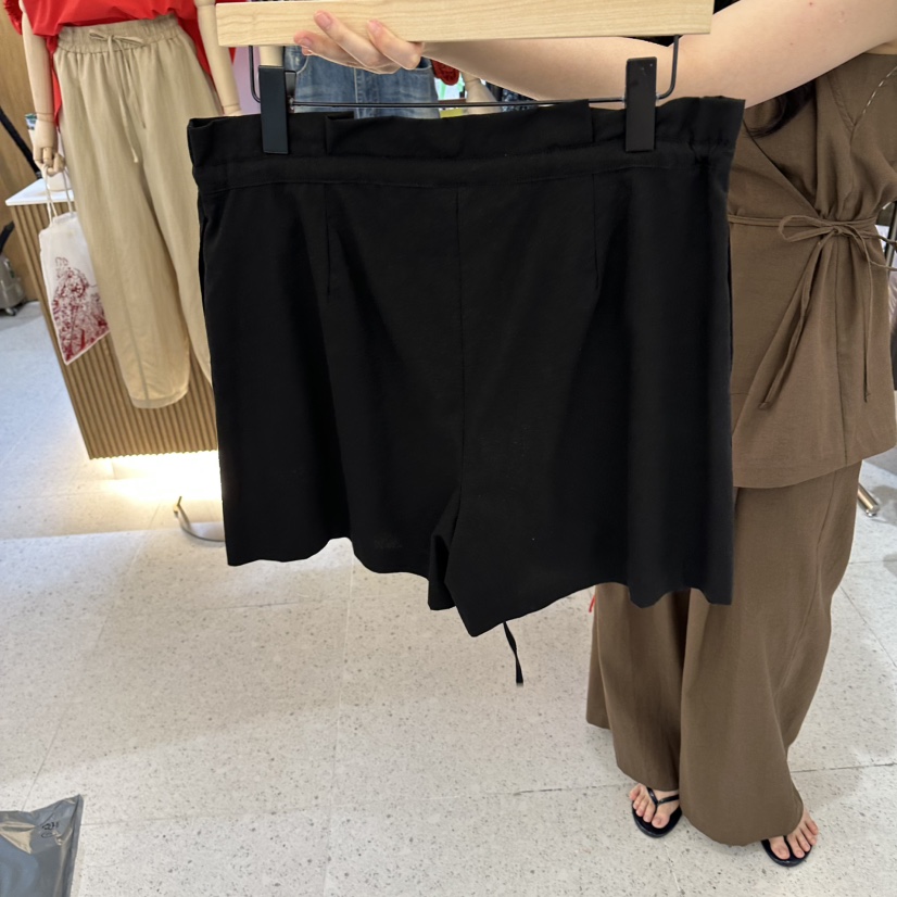 BISHOP/APOINT/3MARCH韓國直郵實拍女士新品人氣短褲亞麻BISHOP/APOINT/3MARCH短褲