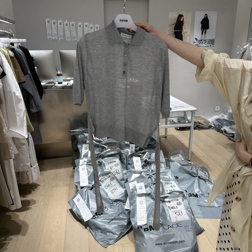 FAVOR-P韓國直郵女士新品26春夏人氣時尚熱賣襯衫蕾絲衫FAVOR-P襯衫/蕾絲衫圖色3