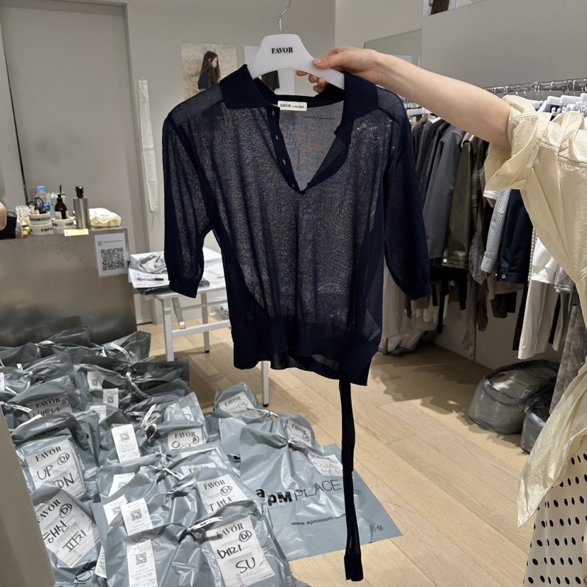 FAVOR-P韓國直郵女士新品26春夏人氣時尚熱賣襯衫蕾絲衫FAVOR-P襯衫/蕾絲衫圖色5