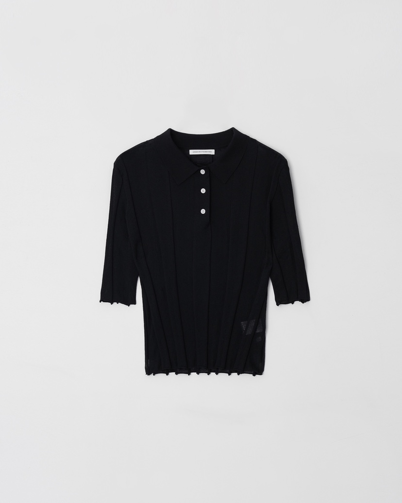 UNDERSTANDING韓國直郵女士新品推薦針織衫短袖針織衫褶裥UNDERSTANDING針織衫圖色4