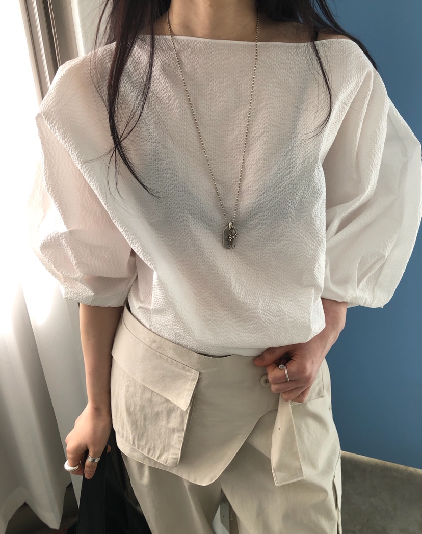 MELTED-P韓國直郵女士新品推薦時尚熱賣人氣26春夏襯衫蕾絲衫MELTED-P襯衫/蕾絲衫