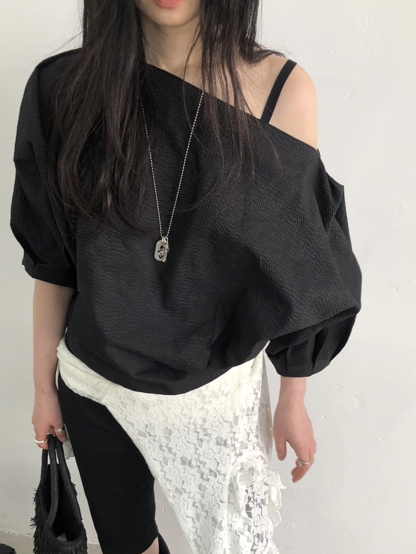 MELTED-P韓國直郵女士新品推薦時尚熱賣人氣26春夏襯衫蕾絲衫MELTED-P襯衫/蕾絲衫