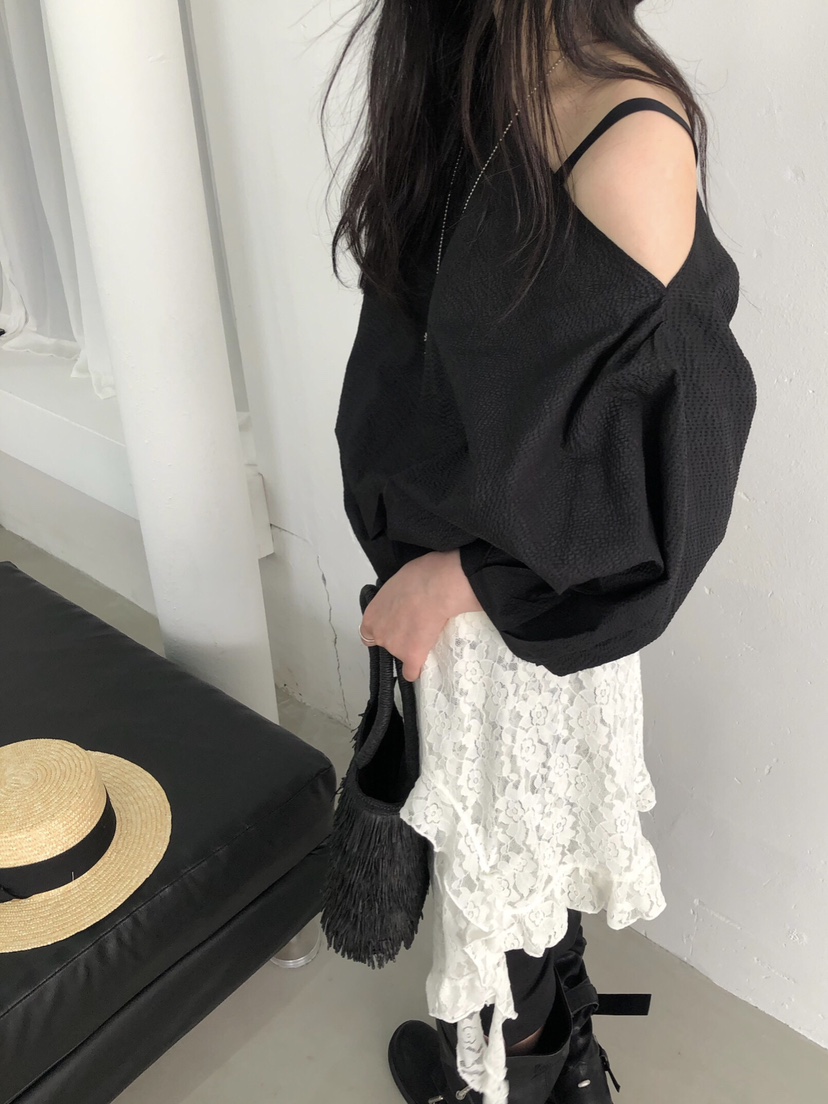 MELTED-P韓國直郵女士新品推薦時尚熱賣人氣26春夏襯衫蕾絲衫MELTED-P襯衫/蕾絲衫