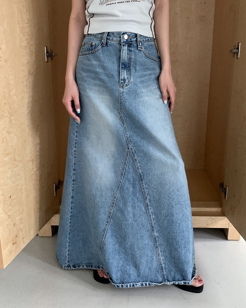 LIVE AID-P韓國直郵實拍女士新款時尚熱賣26春夏人氣長裙LIVE AID-P長裙