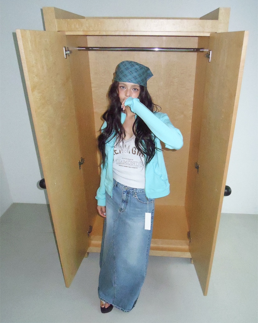 LIVE AID-P韓國直郵實拍女士新款時尚熱賣26春夏人氣長裙LIVE AID-P長裙