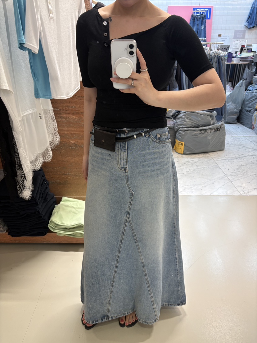 LIVE AID-P韓國直郵實拍女士新款時尚熱賣26春夏人氣長裙LIVE AID-P長裙