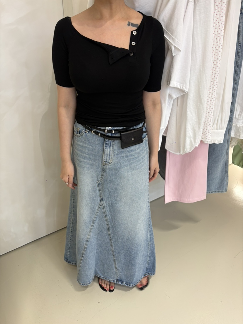 LIVE AID-P韓國直郵實拍女士新款時尚熱賣26春夏人氣長裙LIVE AID-P長裙