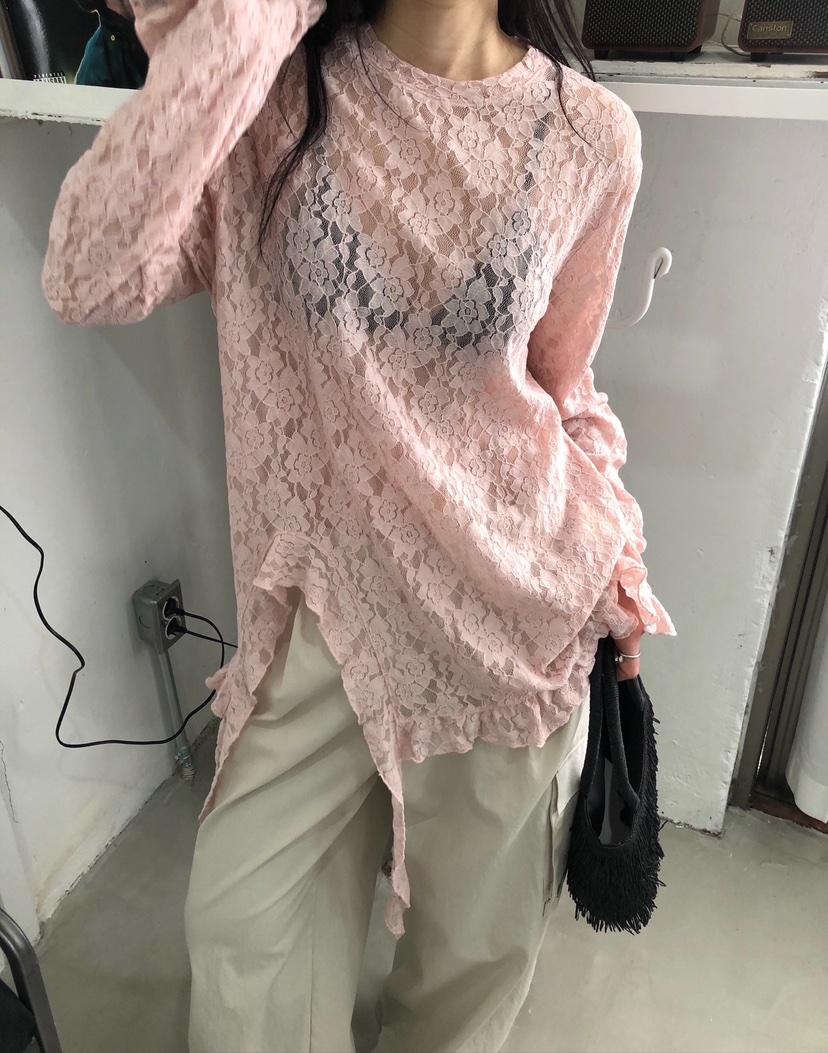 MELTED-P韓國東大門代購女裝新品推薦職業人氣熱賣長袖T恤MELTED-P長袖T恤