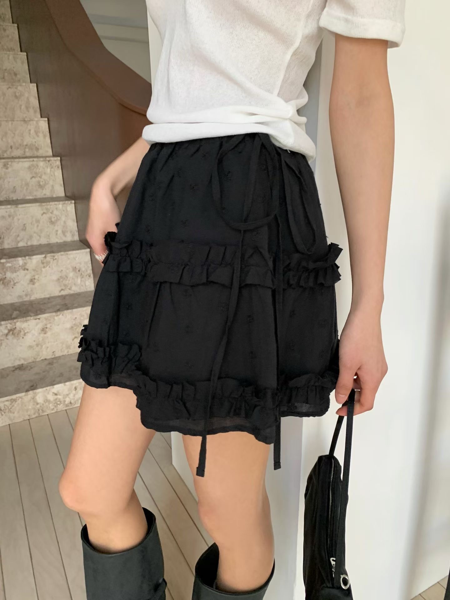 JUNO韓國直郵女裝新款人氣休閑推薦職業時尚26春夏熱賣短裙JUNO短裙